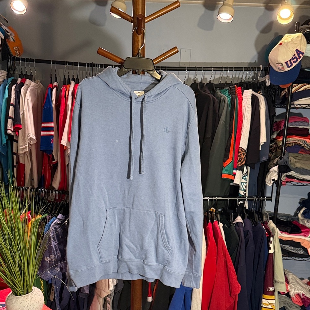 Champion Sky Blue Pullover Hoodie